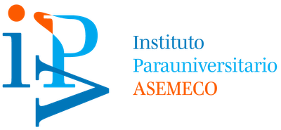 Logotipo del Instituto Parauniversitario ASEMECO en azul y naranja