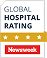Distintivo Global Hospital Rating de Newsweek para hospitales de excelencia.