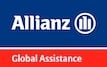 Logotipo de Allianz Global Assistance en azul y rojo.