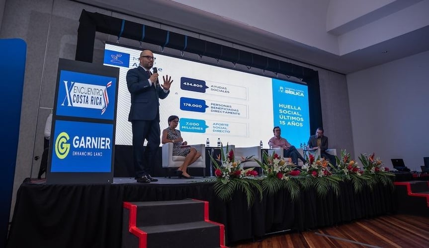 Gerardo Sánchez participa en un conversatorio sobre innovación social durante Encuentro Costa Rica.