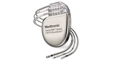 Dispositivo médico Claria de Medtronic con cables para implante cardíaco