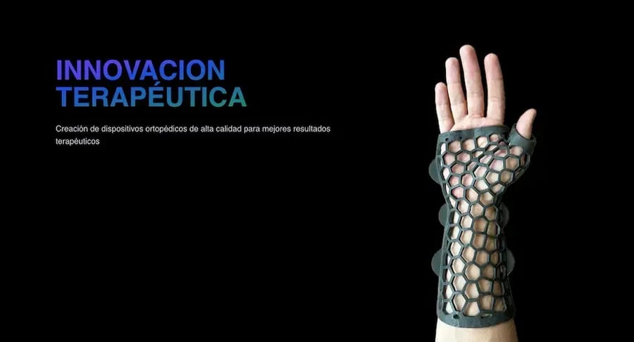 Innovación terapéutica con férula ortopédica impresa en 3D para rehabilitación de muñeca