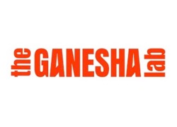 Logotipo de The Ganesha Lab en color rojo