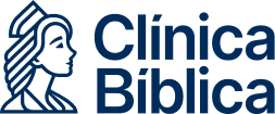 Logotipo de clínica bíblica.