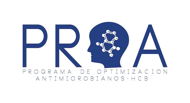 Logotipo del Programa de Optimización de Antimicrobianos del Hospital Clínica Bíblica