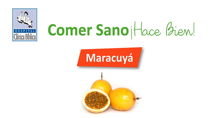 Imagen del maracuyá utilizado en la campaña Comer Sano Hace Bien