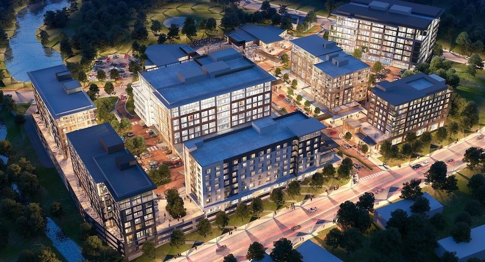 Render arquitectónico de la nueva sede del Hospital Clínica Bíblica en el desarrollo ALESTE.