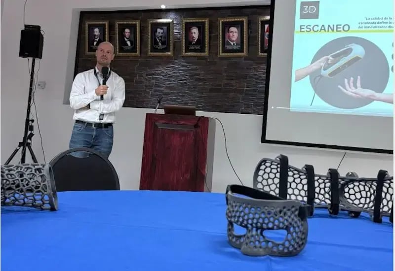 Presentación de 3D Armour sobre escaneo y fabricación de dispositivos médicos en 3D en Costa Rica