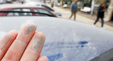 Cuide su salud de la ceniza del volcán