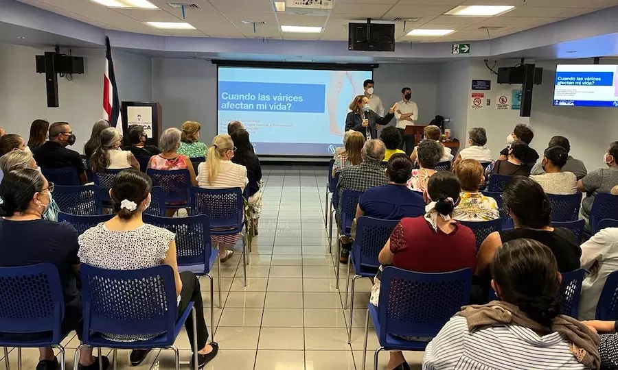 Taller sobre várices e insuficiencia venosa concientiza a la población costarricense