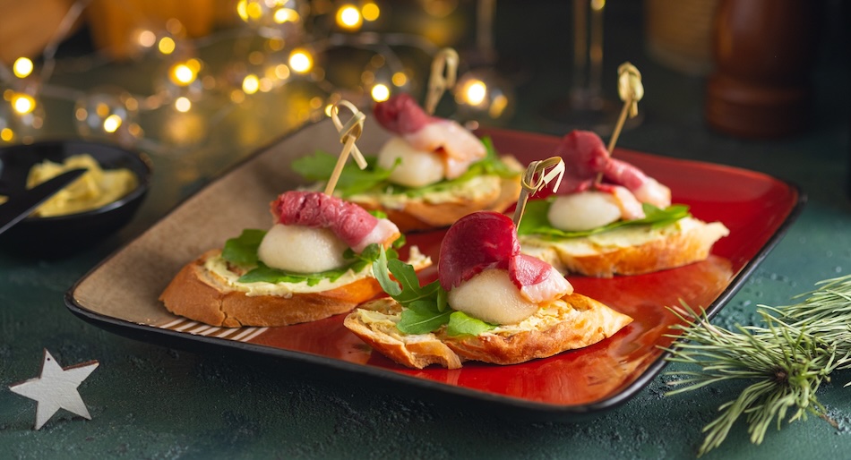 Snacks saludables para reuniones navideñas